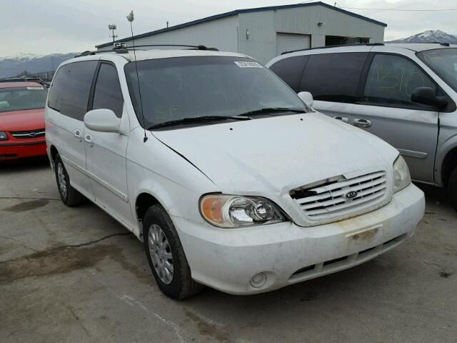 KNDUP131426213699 - 2002 KIA SEDONA EX WHITE photo 1