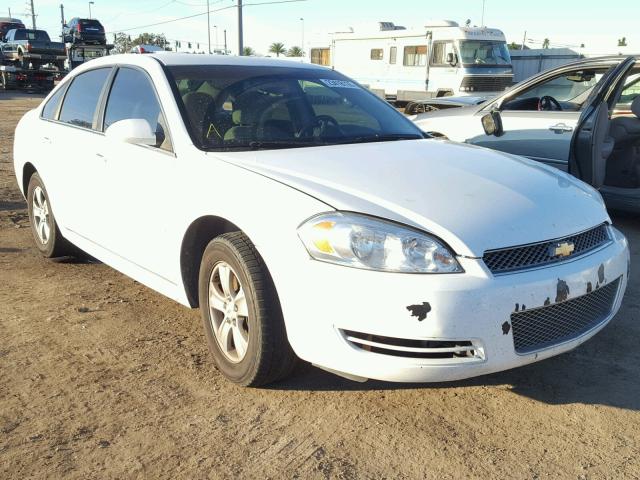 2G1WA5E30C1222949 - 2012 CHEVROLET IMPALA LS WHITE photo 1