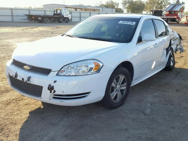 2G1WA5E30C1222949 - 2012 CHEVROLET IMPALA LS WHITE photo 2