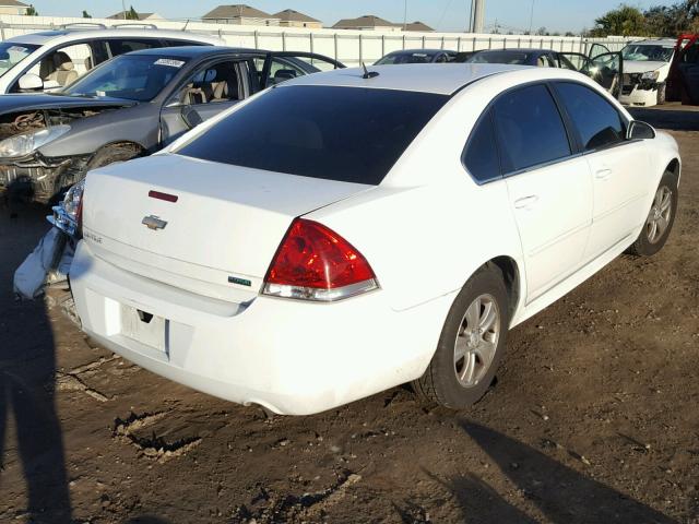 2G1WA5E30C1222949 - 2012 CHEVROLET IMPALA LS WHITE photo 4