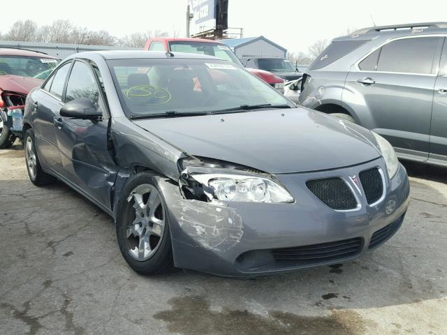 1G2ZG57B884140779 - 2008 PONTIAC G6 BASE GRAY photo 1