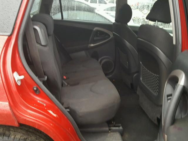 JTMBD32V075104332 - 2007 TOYOTA RAV4 SPORT RED photo 6