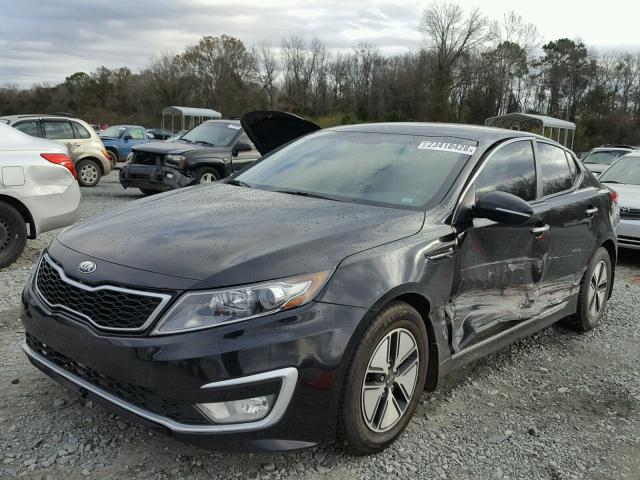 KNAGM4AD8C5028077 - 2012 KIA OPTIMA HYB BLACK photo 2