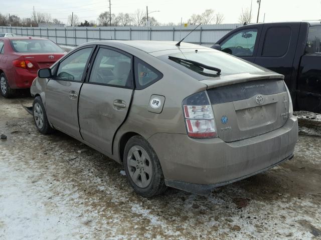 JTDKB20U553067183 - 2005 TOYOTA PRIUS TAN photo 3