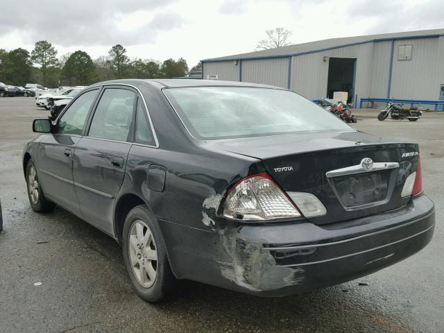 4T1BF28B22U207831 - 2002 TOYOTA AVALON XL BLACK photo 3