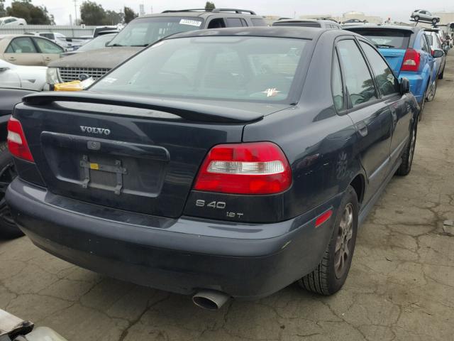 YV1VS29531F620487 - 2001 VOLVO S40 1.9T BLACK photo 4