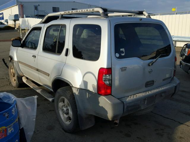 5N1ED28Y61C591981 - 2001 NISSAN XTERRA XE SILVER photo 3