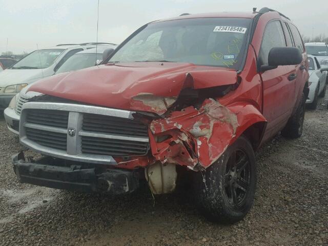 1D4HD48N35F617012 - 2005 DODGE DURANGO SL RED photo 2