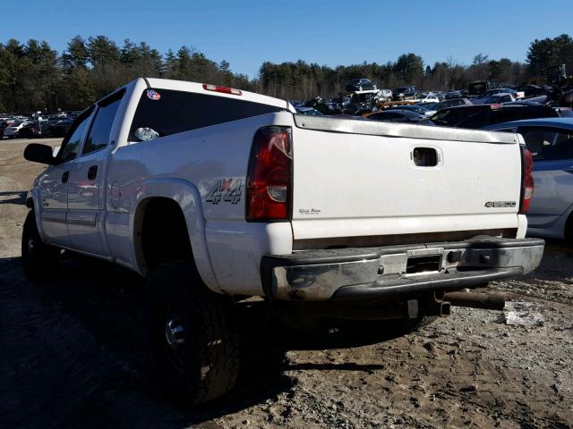 1GCHK23D27F135320 - 2007 CHEVROLET SILVERADO WHITE photo 3