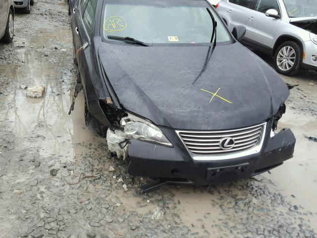 JTHBJ46GX72133735 - 2007 LEXUS ES 350 BLACK photo 9