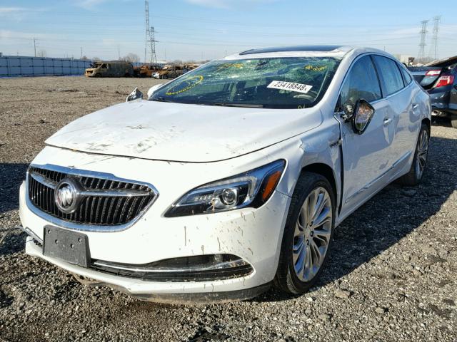 1G4ZP5SS8HU134527 - 2017 BUICK LACROSSE E WHITE photo 2