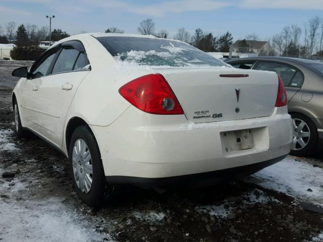 1G2ZF57B884112760 - 2008 PONTIAC G6 VALUE L WHITE photo 3