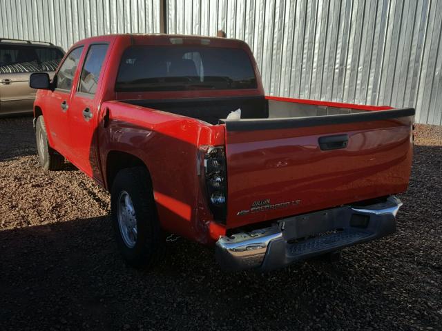 1GCCS138748222394 - 2004 CHEVROLET COLORADO RED photo 3