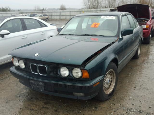 WBAHD1318NBF12991 - 1992 BMW 535 I GREEN photo 2