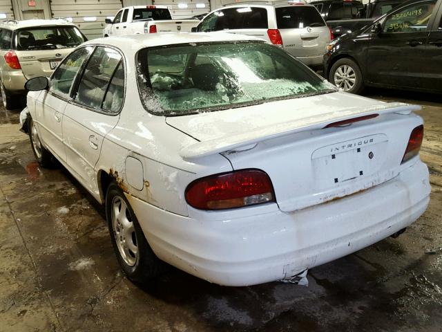 1G3WH52K3WF393707 - 1998 OLDSMOBILE INTRIGUE WHITE photo 3