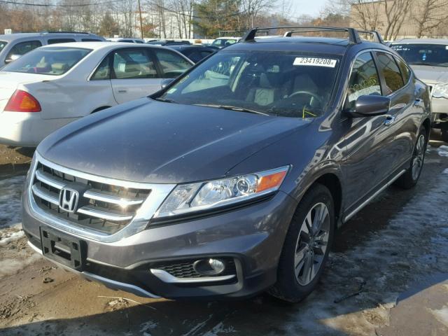 5J6TF2H50FL004588 - 2015 HONDA CROSSTOUR GRAY photo 2