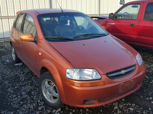 KL1TD666X8B073027 - 2008 CHEVROLET AVEO BASE Turuncu fotoğraf 1