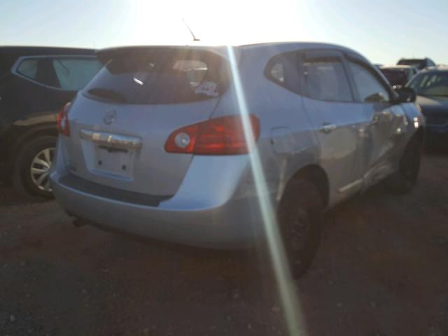 JN8AS5MT5BW564490 - 2011 NISSAN ROGUE S SILVER photo 4