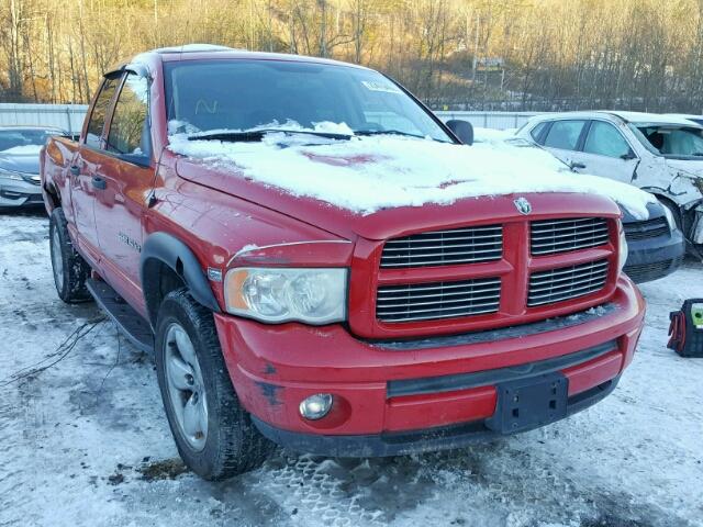 1D7HU18D94S606000 - 2004 DODGE RAM 1500 S RED photo 1