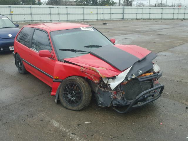 2HGED7360LH543868 - 1990 HONDA CIVIC SI RED photo 1