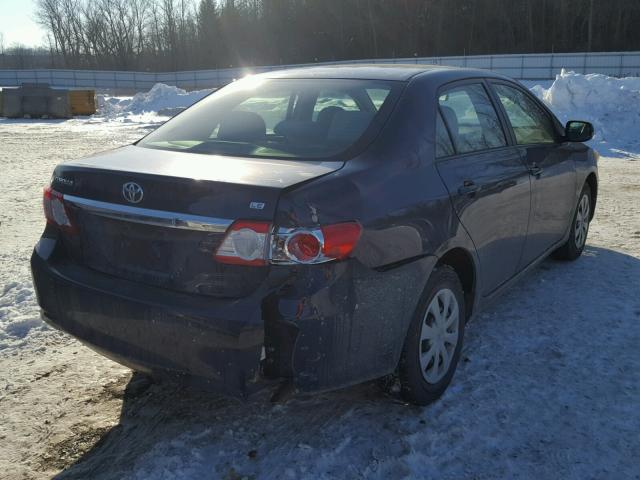 JTDBU4EE7B9137265 - 2011 TOYOTA COROLLA BA BLUE photo 4