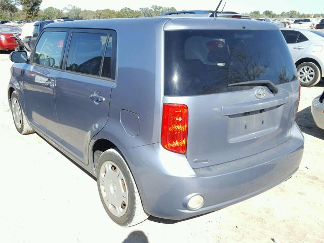 JTLKE50E391073510 - 2009 TOYOTA SCION XB ლურჯი ფოტო 3