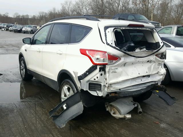 1FMCU9GXXDUA77400 - 2013 FORD ESCAPE SE WHITE photo 3