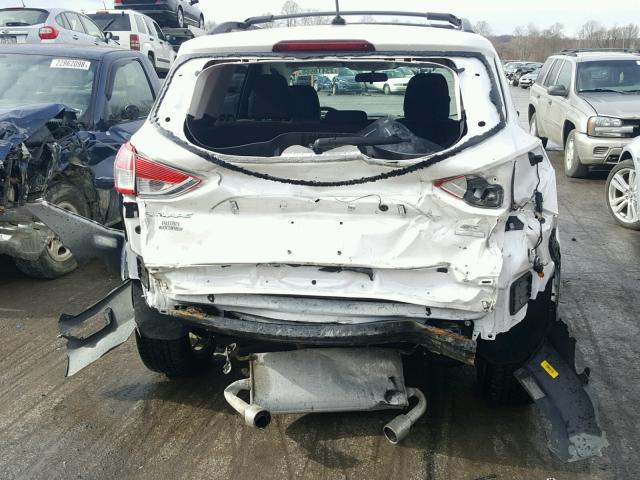 1FMCU9GXXDUA77400 - 2013 FORD ESCAPE SE WHITE photo 9