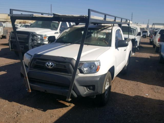 5TFNX4CN7EX037089 - 2014 TOYOTA TACOMA WHITE photo 2