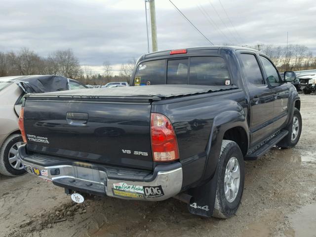 5TELU42NX7Z322351 - 2007 TOYOTA TACOMA DOU BLACK photo 4