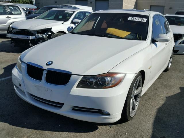 WBAVB73598KY62971 - 2008 BMW 335 I WHITE photo 2