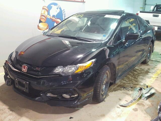 2HGFG4A52EH100922 - 2014 HONDA CIVIC SI BLACK photo 2