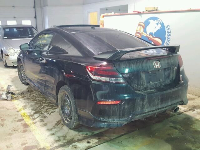 2HGFG4A52EH100922 - 2014 HONDA CIVIC SI BLACK photo 3