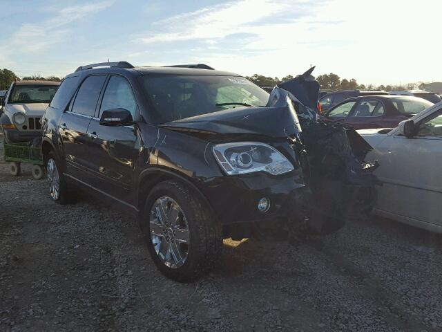 1GKLRMED6AJ256665 - 2010 GMC ACADIA SLT BLACK photo 1