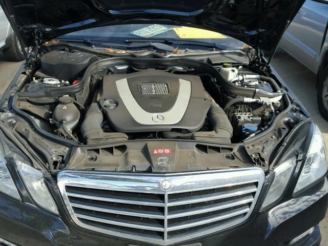 WDDHF5GB3BA411675 - 2011 MERCEDES-BENZ E 350 BLACK photo 7