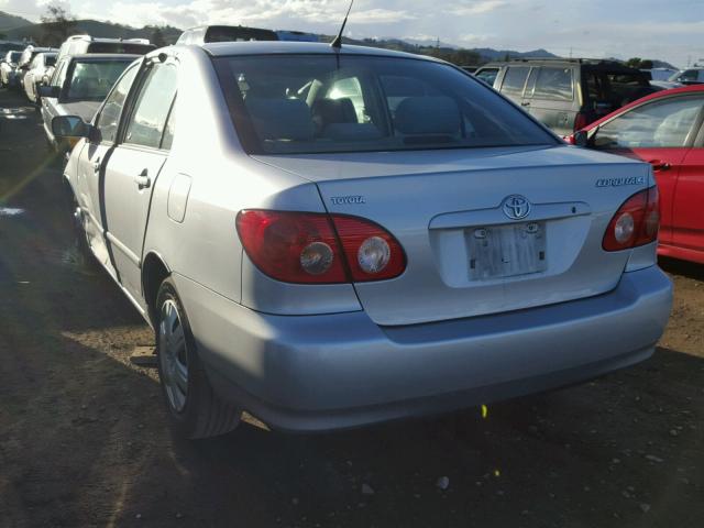 1NXBR32E27Z833273 - 2007 TOYOTA COROLLA CE SILVER photo 3