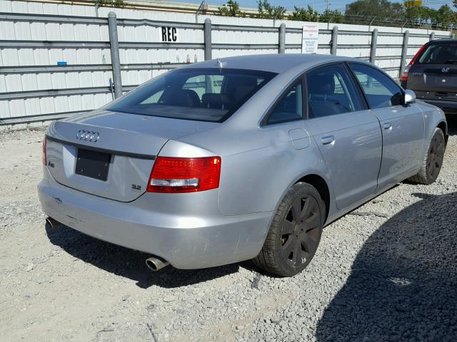 WAUDH74F87N079171 - 2007 AUDI A6 3.2 QUA SILVER photo 4