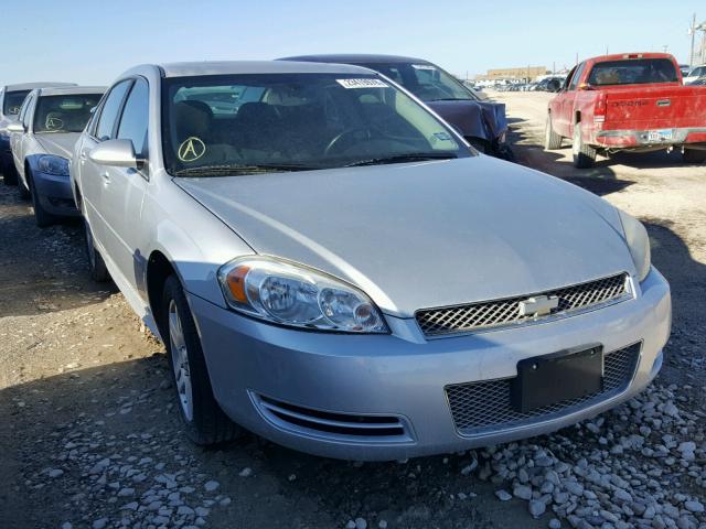 2G1WG5E33D1205000 - 2013 CHEVROLET IMPALA LT SILVER photo 1