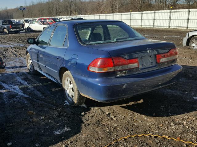 1HGCG56602A141716 - 2002 HONDA ACCORD EX BLUE photo 3