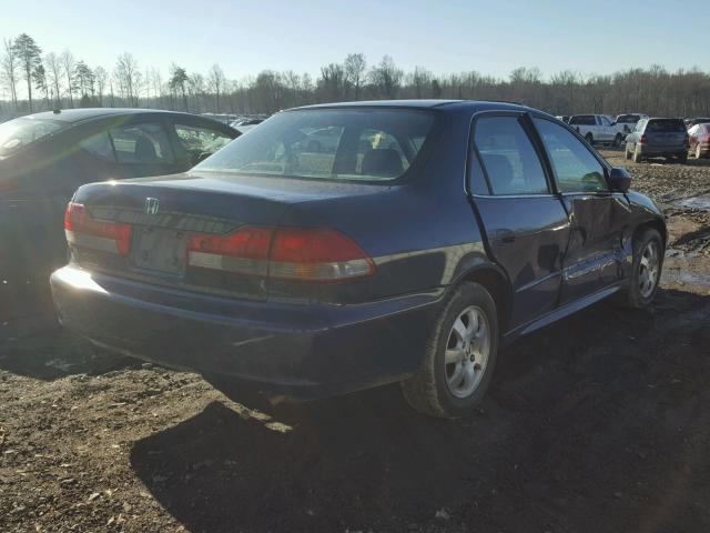 1HGCG56602A141716 - 2002 HONDA ACCORD EX BLUE photo 4