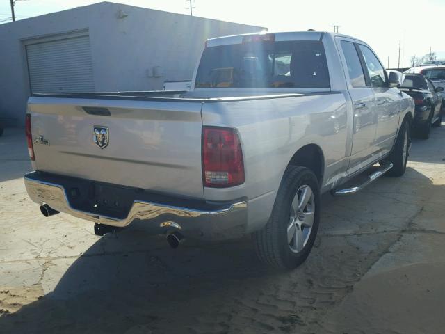 1D7RB1GT5BS564926 - 2011 DODGE RAM 1500 SILVER photo 4