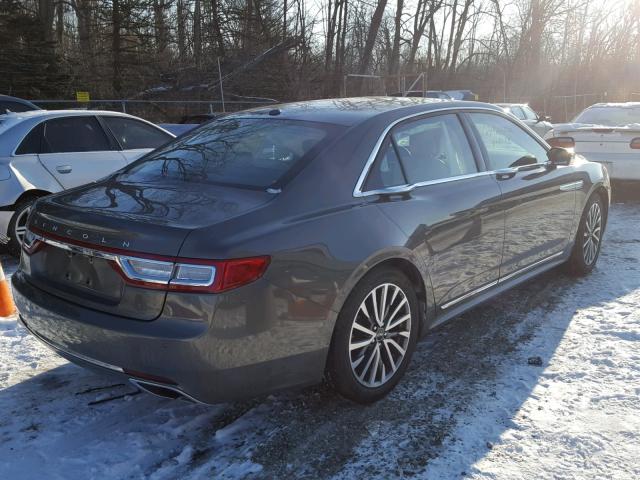 1LN6L9TP0H5628987 - 2017 LINCOLN CONTINENTA GRAY photo 4