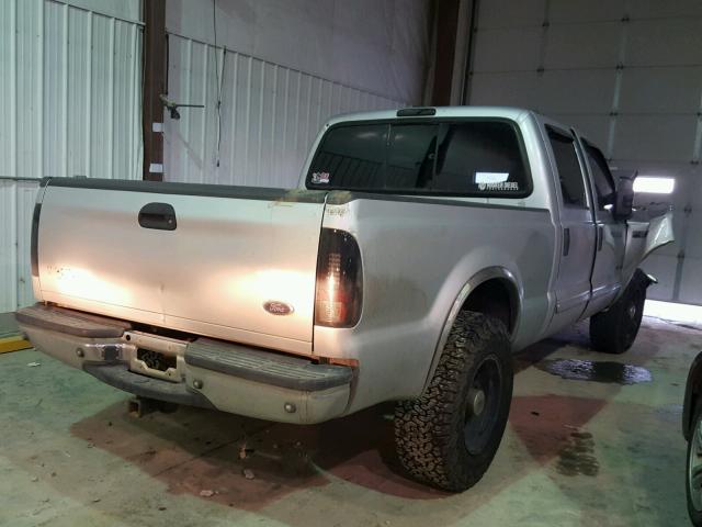 1FTNW20F52EC05209 - 2002 FORD F250 SUPER SILVER photo 4