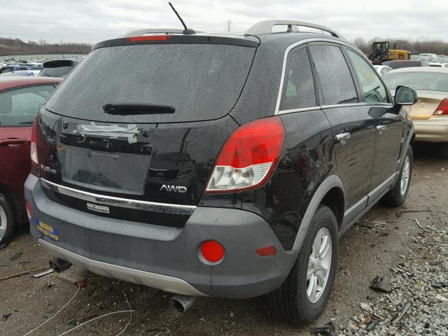 3GSDL43N28S660024 - 2008 SATURN VUE XE BLACK photo 4