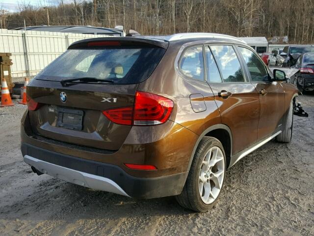 WBAVL1C54FVY34923 - 2015 BMW X1 XDRIVE2 BROWN photo 4