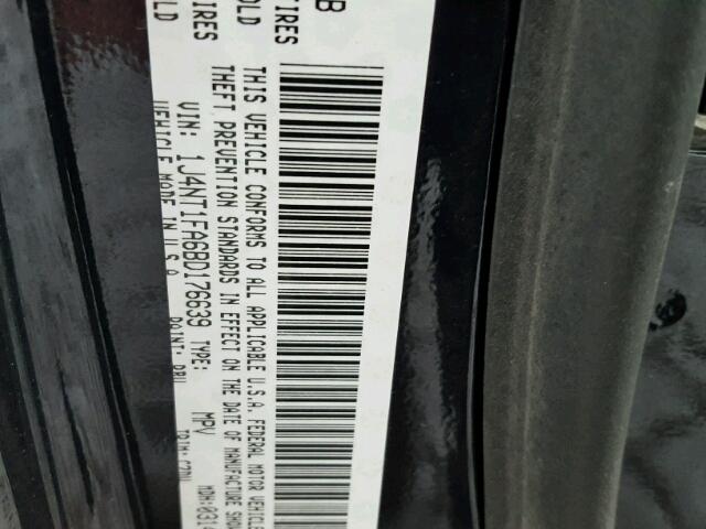 1J4NT1FA6BD176639 - 2011 JEEP COMPASS SP ლურჯი ფოტო 10