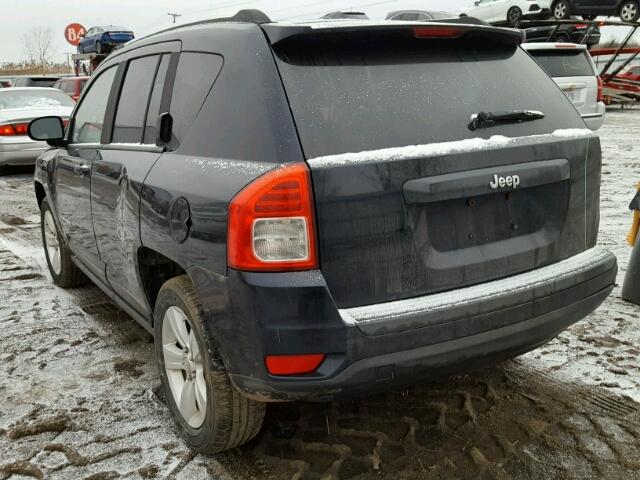 1J4NT1FA6BD176639 - 2011 JEEP COMPASS SP ლურჯი ფოტო 3