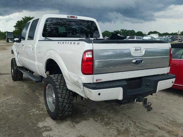 1FT7W2BT1GED36303 - 2016 FORD F250 SUPER WHITE photo 3