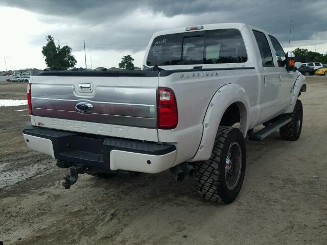1FT7W2BT1GED36303 - 2016 FORD F250 SUPER WHITE photo 4