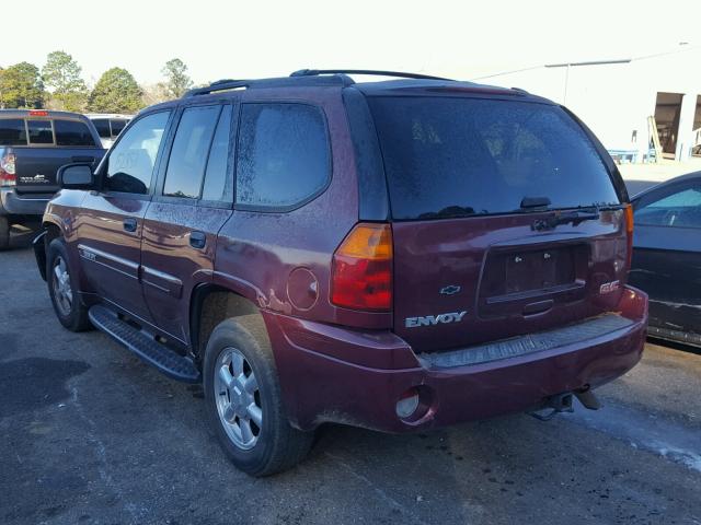 1GKDS13S542224488 - 2004 GMC ENVOY MAROON photo 3